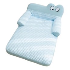 豆豆涼感大眼萌沙發狗窩, 藍色, 1個