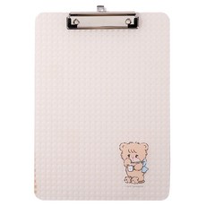 Moneyful高級格紋動物角色文件夾板, 1個, 淺褐色