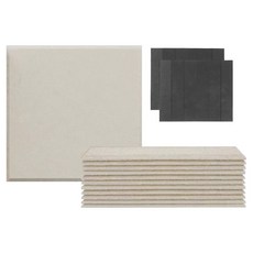 Market Plan Silence 玄關門隔音吸音材 磁吸式 12p + 磁鐵 60p 套組, 1套, 米色