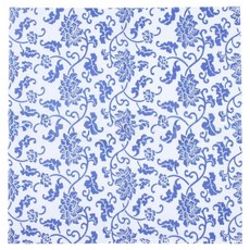 日常閃亮派對招待設計餐巾紙, 藍色 B, 20件, 4個