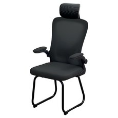 요모 반듯 컴퓨터 팔걸이 고정형 사무용 학생 의자 Y-50H, 블랙