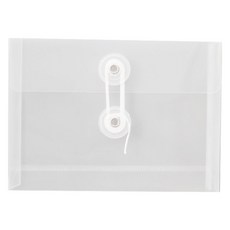 Tailstar 文件便條紙收納盒 橫式, 20個, 透明