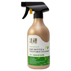 Hinoki Life 清檜 檜木奶瓶蔬果洗潔精 500ml, 天然成分，溫和洗淨，寶寶安心, 1瓶