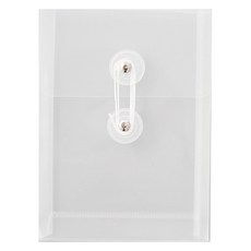 Tailstar 直立式文件便條紙收納盒, 10個, 透明