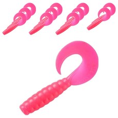 버클리 파워베이트 파워k 그럽 2.5 루어 6cm 12p, 핑크, 1개, 38.4g