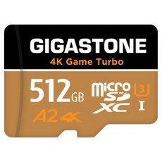 GIGASTONE 立達 MicroSDXC U3 A2 4K 記憶卡, 512GB, 1個