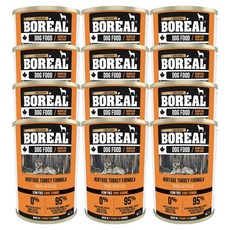 보레알 전연령 독 주식캔, 369g, 12개, 칠면조