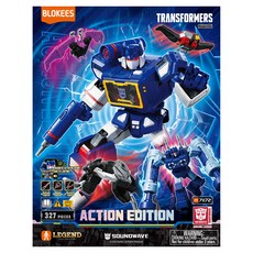 MIMI WORLD 變形金剛 音波 動作版模型 AE03, 1個