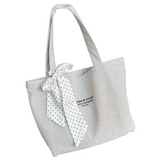 簡約條紋蝴蝶結點綴尿布包, 混合色