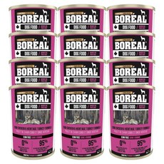 보레알 전연령 독 주식캔, 369g, 12개, 닭+칠면조