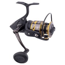 PENN Battle 4 6000HS High Gear捲線器 鐵板釣遠投大魚用, 黑色+金色, 單品