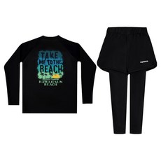 aquatica 兒童用 only one 防曬上衣 + 短褲 水上緊身褲 套裝 AQA390+AQA421