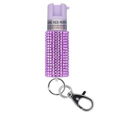 SABRE 沙豹 專業防身噴劑 輕量水鑽鑰匙圈型 薰衣草粉, 1個