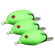 SAPA Super Frog魚型路亞擬餌 SF-17, 3個, 16g, 綠色