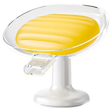 TAILI 太力 立式肥皂盤瀝水架 146g, 透明色, 1個