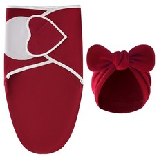 Starbean 愛心魔鬼氈包巾 + 帽子套組 ONE SIZE