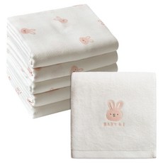 베이비앤아이 천기저귀 5p + 밤부 목욕타올 2종 세트, 바니, 1세트