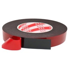 테일스타 강력한 다용도의 양면테이프 8m x 3cm, 블랙, 1개