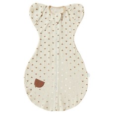 Starbean 迷你口袋拉鍊花紋包巾 L