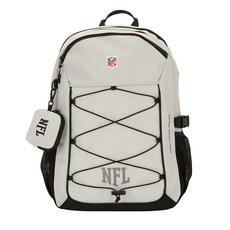 NFL 大容量 運動休閒 抽繩後背包 2425174111, 淺灰色, 1個