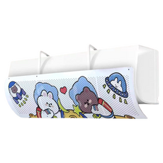 可愛冷氣擋風板 太空熊 900 x 270 x 10 mm, 1個, 單一商品