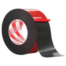 TAILSTAR 強力多用途雙面膠帶 8m x 8cm, 黑色, 1個