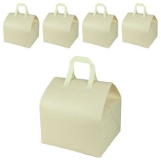 천운패키지 보냉백 8호 케익박스 3호 300 x 280 x 360 mm, 아이보리, 5개