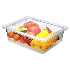 Mirkorea 附刻度冰箱整理盒 蔬菜保鮮盒 5.5L + 瀝水盤 + 蓋子套組, 瀝水盤+蓋子套組, 1個