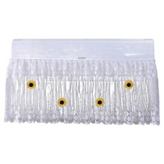 리와일딩 데일리 에어컨 바람막이 커튼 주름 유성우 + 해바라기 1000 x 400 mm, 1개