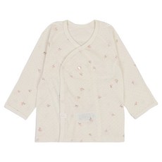 ETTOI 刷毛棉質新生兒肚衣