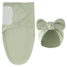 Starbean 愛心魔鬼氈包巾+帽子組 均碼