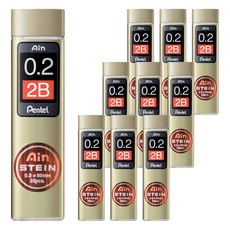 펜텔 아인슈타인 샤프심 2B C272W, 0.2mm, 200개