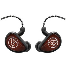 64오디오 Aspire 3 유니버셜 이어폰, Black + Red