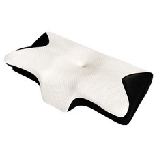 THE ZAKKA 高密度記憶棉頸椎枕頭, 1個, 黑色