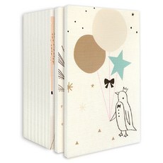 LOG 樂格 XPE兒童防撞牆貼 超厚款, 森林大象/森林小鳥, 10片