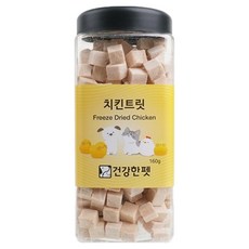 건강한펫 반려동물 동결건조간식 트릿, 160g, 1개, 치킨