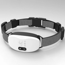 딩동펫 강아지 뮤트 짖음방지기, 화이트, 1개