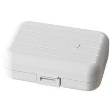 Seutedieol 簡約便攜式一週藥盒 白色 大型, 1個