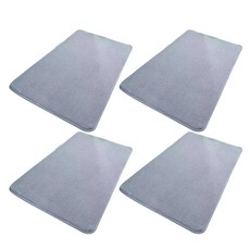 寢室安居 加厚記憶棉吸水腳踏墊4件組