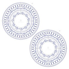 Peripia Nouveau 矽膠電磁爐保護墊 FREE(直徑 22cm), 2個, 白色