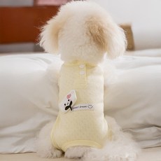 Puppy Dream 狗狗夢鄉雲朵舒適連身衣 10035, 黃色, 1個