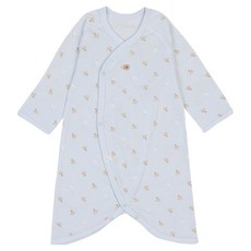 ETTOI 禮物用新生兒浴袍, 藍色