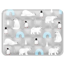 西格傢飾 黑科技瞬涼凝膠坐墊, 極地世界灰