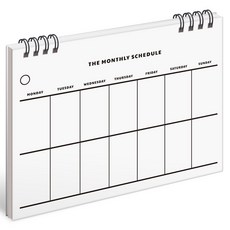 뮤니드 스프링 하드커버 상철 아젠다 먼슬리 스케줄러, 혼합색상, 1개