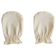 Cott Organics 有機棉嬰兒新生兒防抓手套 日本製