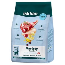 이즈칸 강아지 버라이어티 사료, 피부/피모, 6.5kg, 1개 피부/피모, 6.5kg, 1개