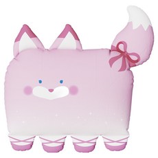 밀로앤개비 유아용 애착 동물 베개커버 제니 + 매쉬 베개솜 세트, 혼합색상