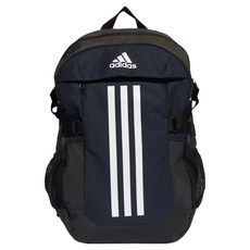 adidas 愛迪達 Power 後背包 IK4352, 1個, 暗影橄欖綠 + 傳奇墨水藍 + 黑色 + 白色