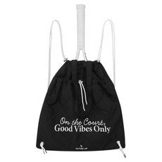 VictoryLap 尼龍絎縫抽繩包, 黑色, 1個