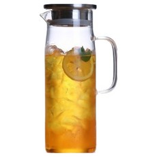 耐熱玻璃家用冰箱水瓶, 1個, 1.2L, 混色